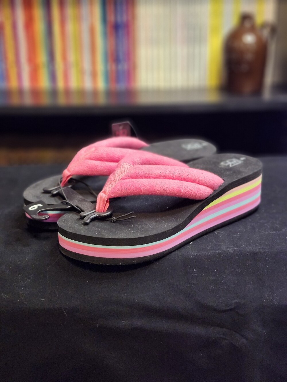 No Boundaries Wedge Flip Flops